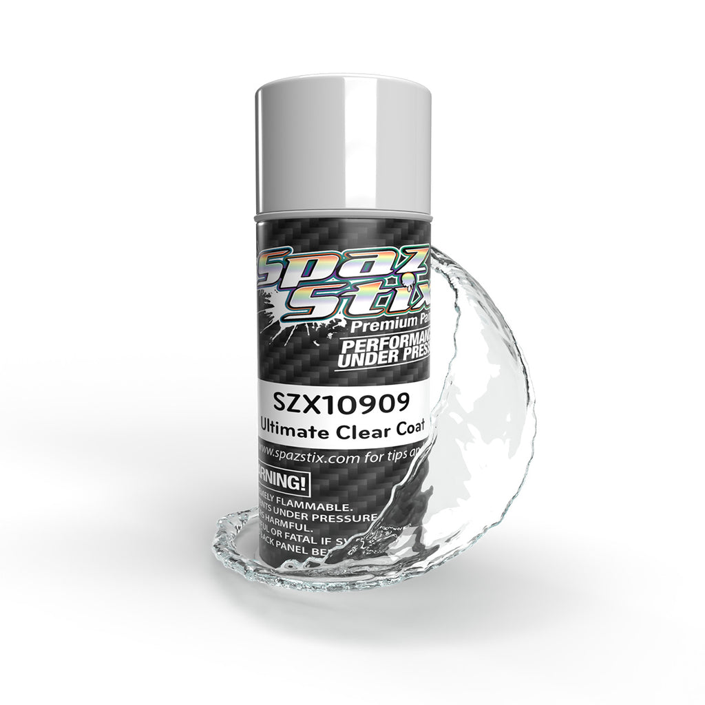 ULTIMATE CLEAR COAT AEROSOL PAINT 3.5OZ -FOR MIRROR CHROME – Spaz