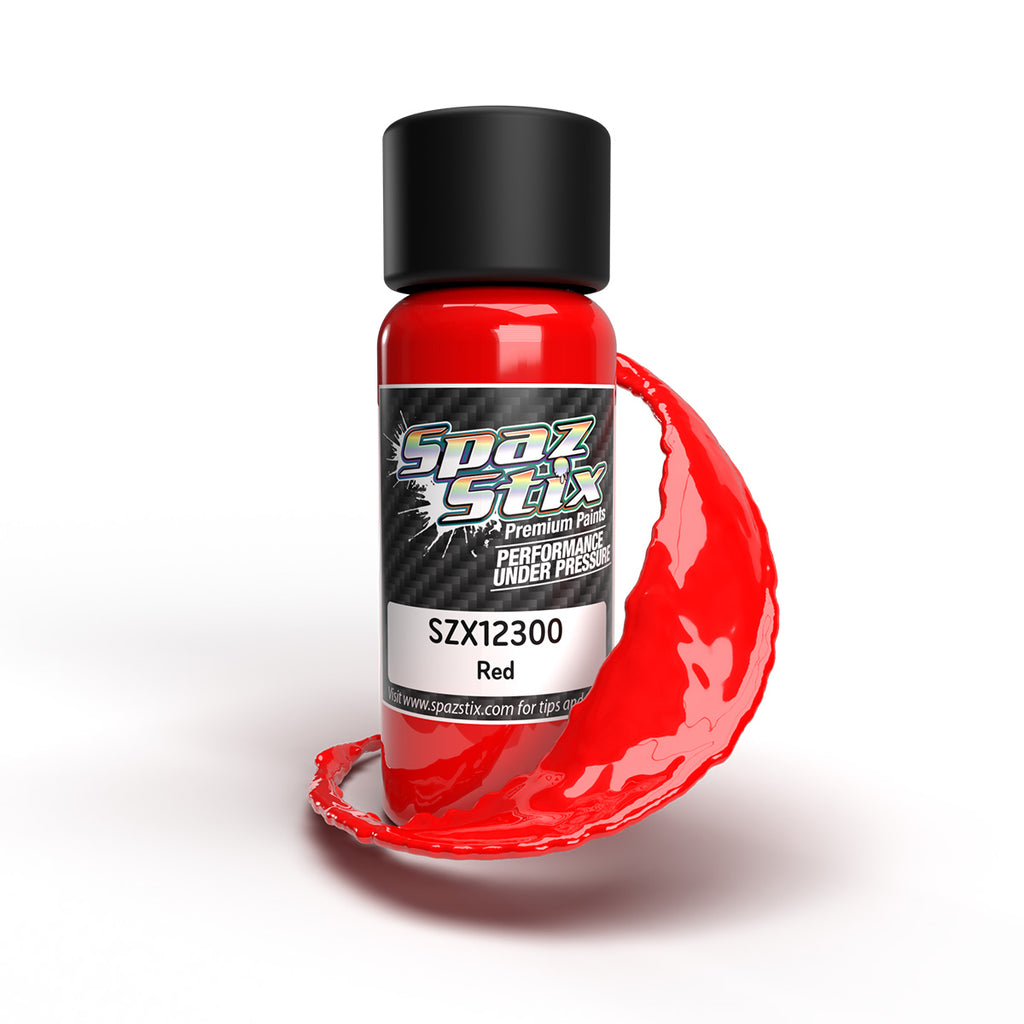 Spaz Stix Solid Red Spray Paint (3.5oz) 