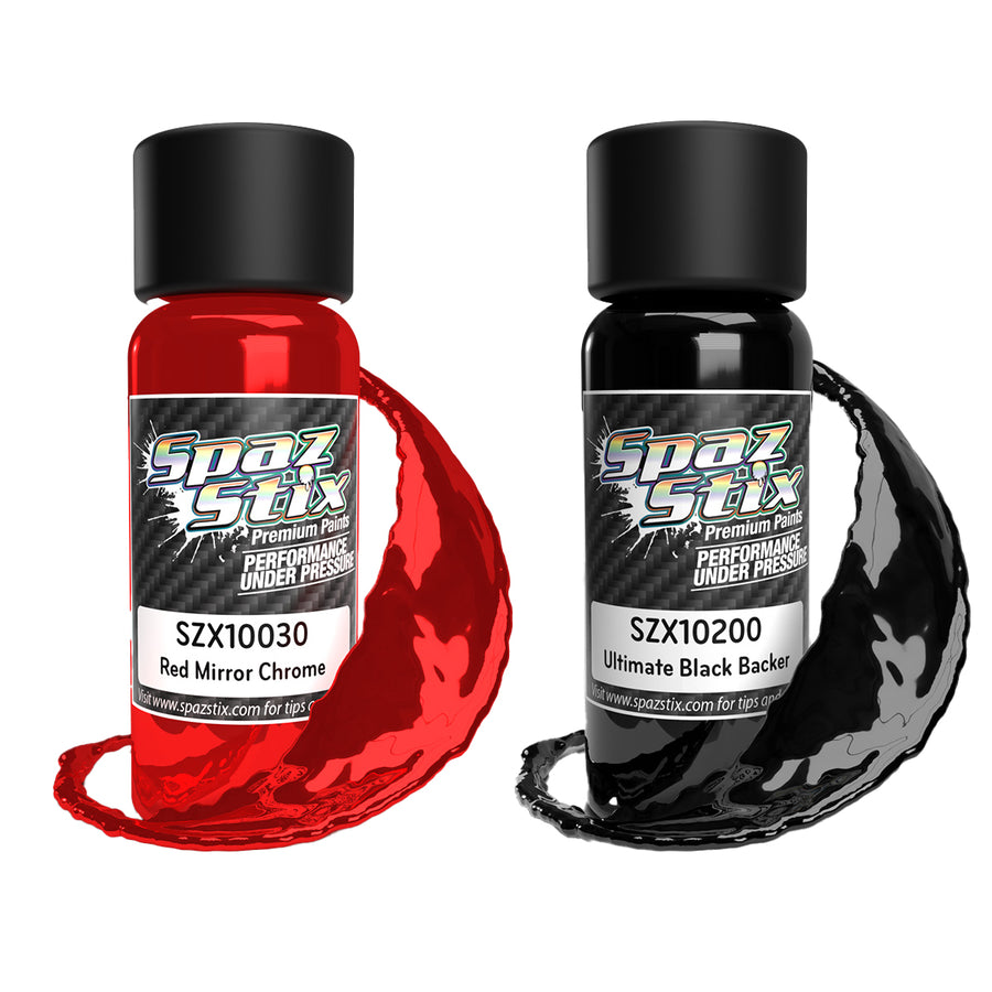Red Mirror Chrome Airbrush Bundle