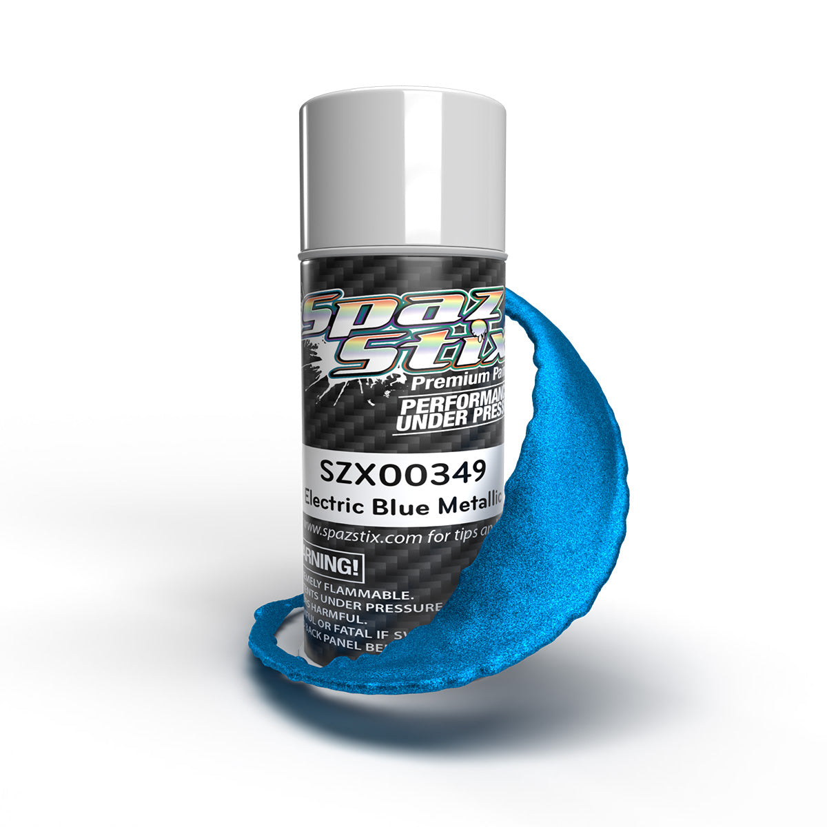 Electric Blue Metallic Aerosol Paint, 3.5oz Can – Spaz Stix by HRP