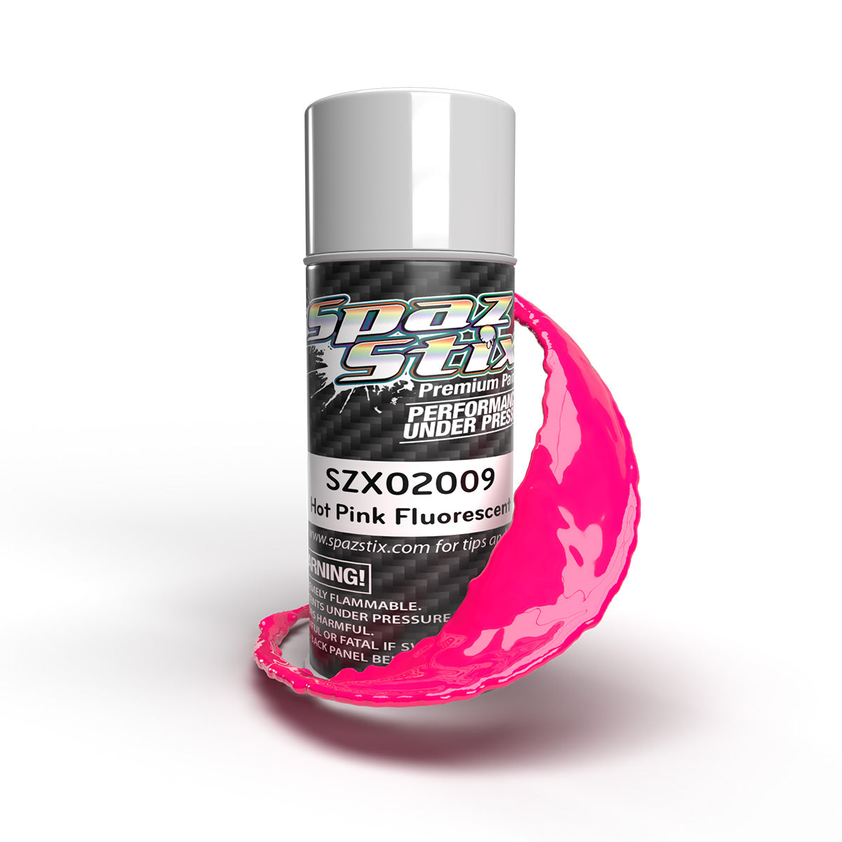 Spaz Stix Hot Pink Fluorescent Aerosol Paint 3.5oz (SZX02009)