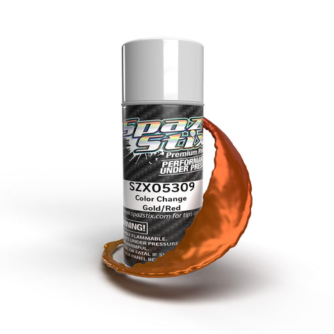 COLOR CHANGING PAINT GOLD TO RED AEROSOL 3.5OZ – Spaz Stix