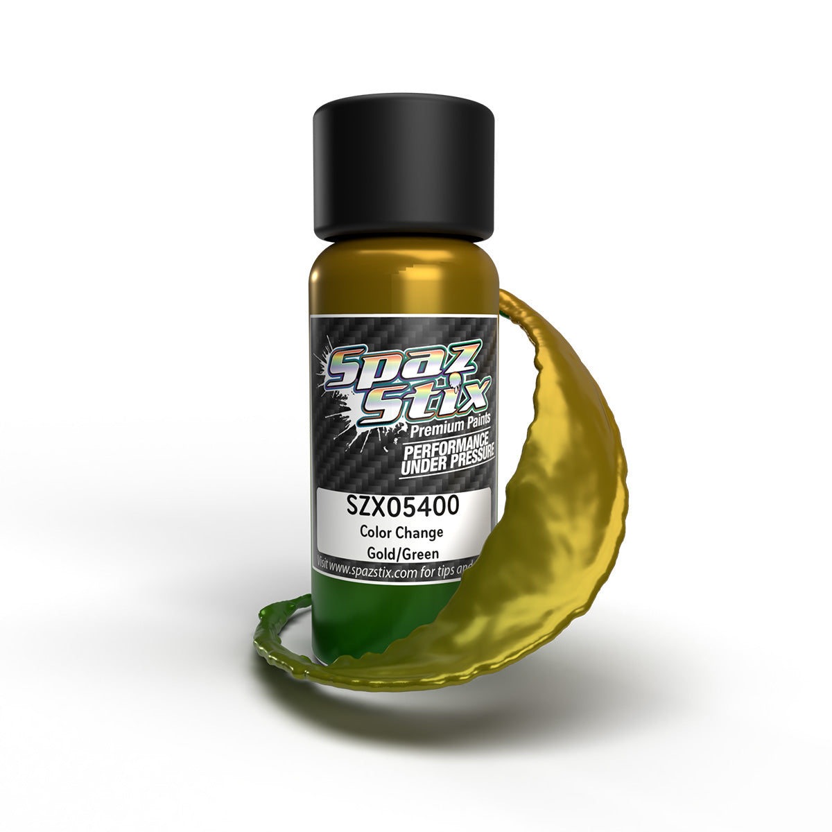Spaz Stix SZX05400 - Color Changing Paint Gold to Green 2oz