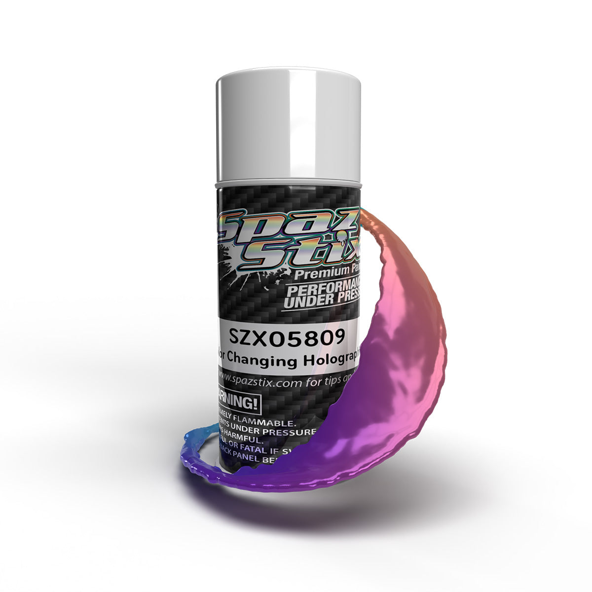 Spaz Stix - Color Change Aerosol Paint, Holographic, 3.5oz Can