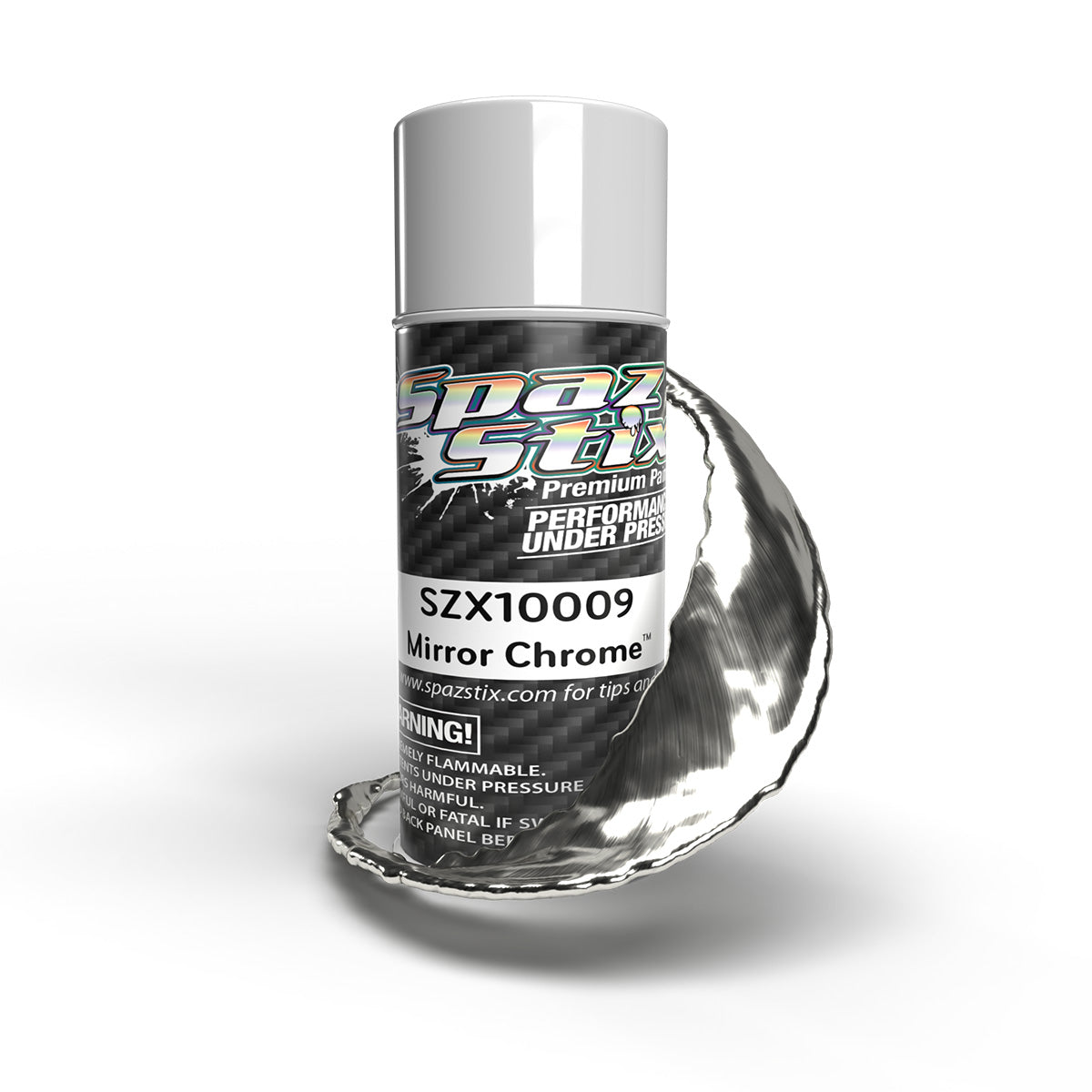 Spaz Stix - Ultimate Mirror Chrome Aerosol Paint, 3.5oz Can
