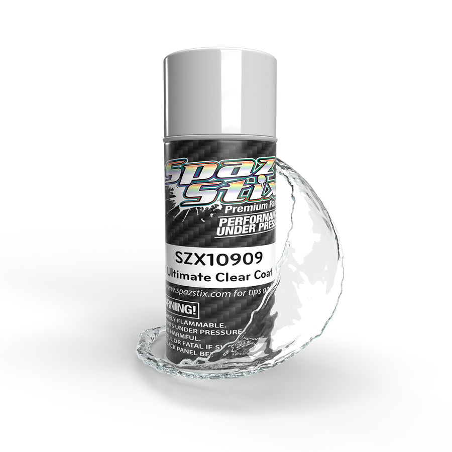 Spaz Stix - Ultimate Clear Coat for Mirror Chrome, Aerosol Paint, 3.5oz