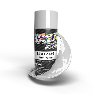 Spaz Stix - Anvil Gray Aerosol Paint, 3.5oz Can