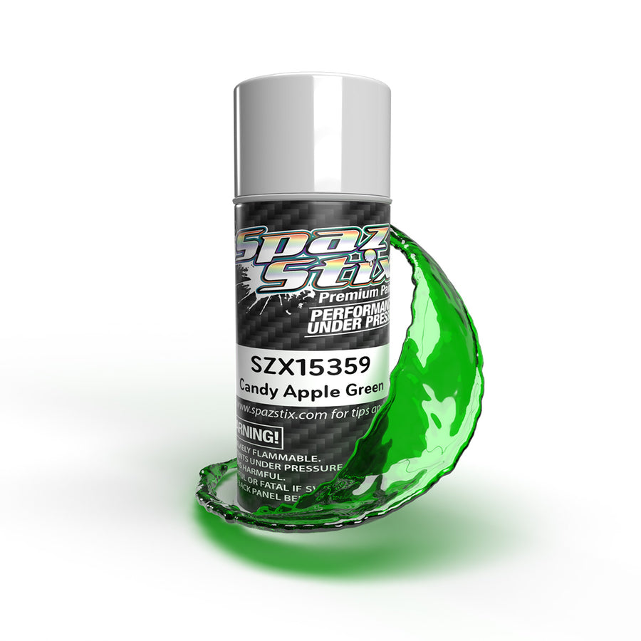Spaz Stix - Candy Apple Green Aerosol Paint, 3.5oz Can