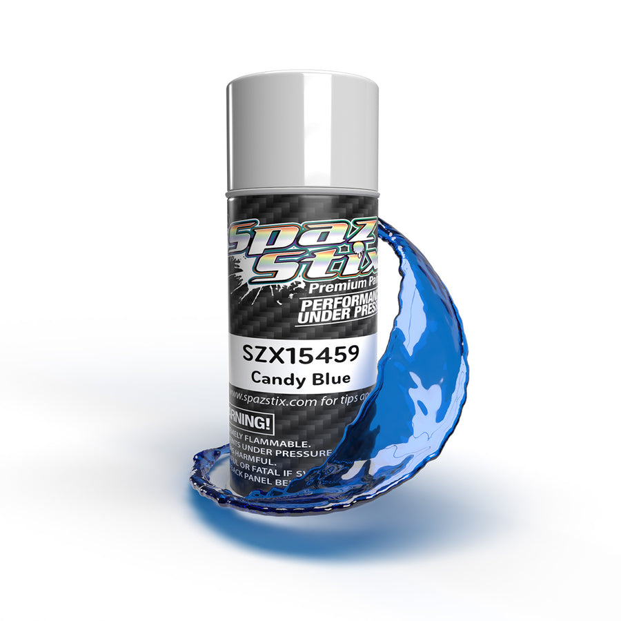 Spaz Stix - Candy Blue Aerosol Paint, 3.5oz Can