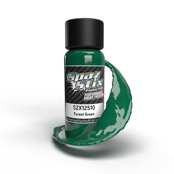 Forest Green Airbrush Ready Paint, 2oz Bottle – Spaz Stix by HRP